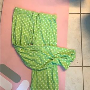 Polka dot pajama pants!